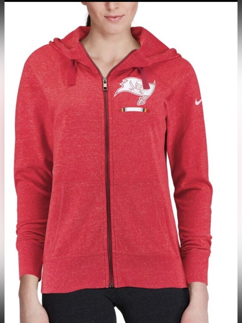 Nike Y2K Red Tag Tampa Bay Buccaneers Gym Vintage Full-Zip Hoodie SZ.M